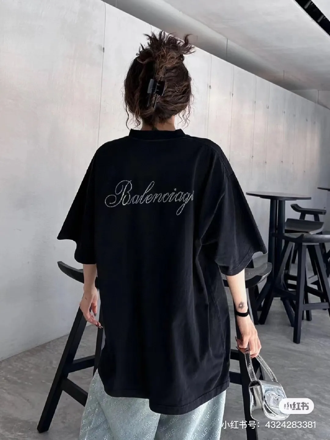 【 . Quality】BALENCI*GA/ BALENCI*GA#New Arrival， Classic LOGO T . ZP . 260 ， . . . . Color Change。 。 ， ， 。 。 。 . OS . Same Style ：BL 223326 ：Black Size：M-XXXL